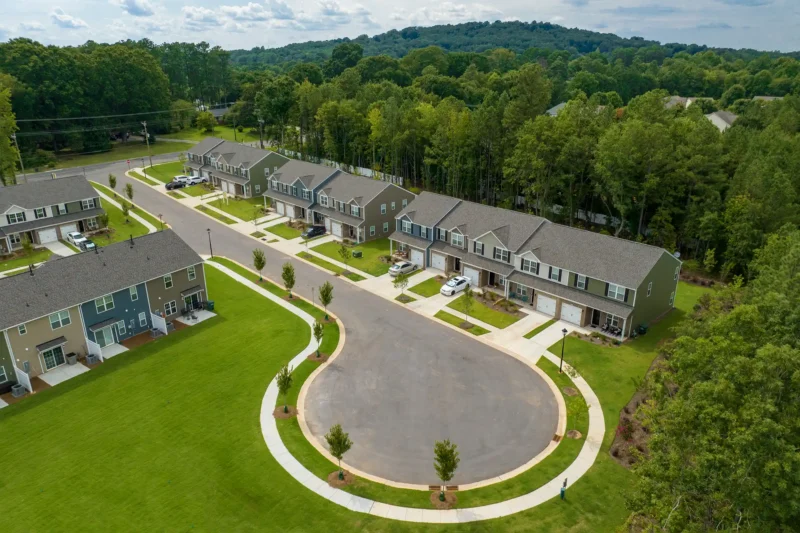Profile Homes aerial image